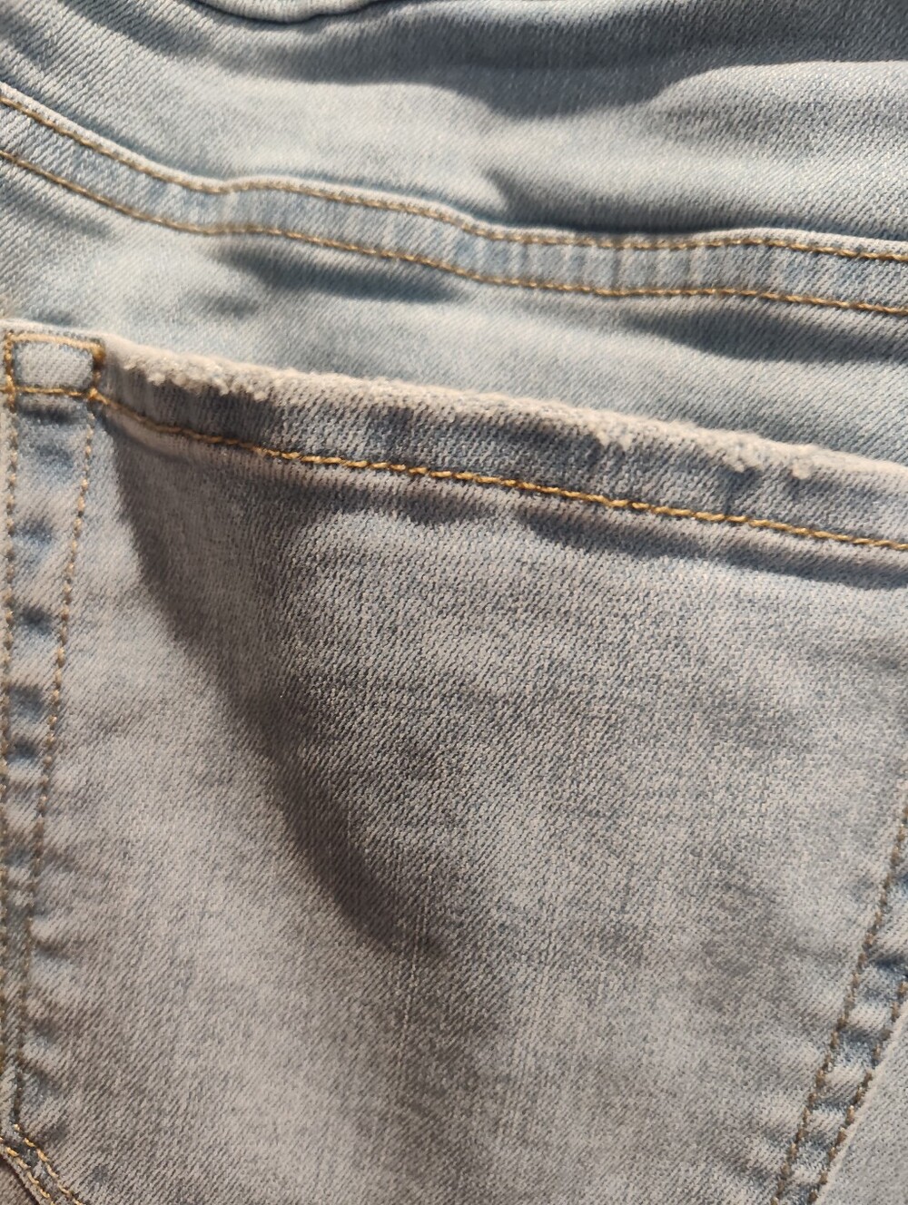 Isabel Maternity Light Blue Flare Jeans - Under Belly, Size 4 - Picture 12 of 12